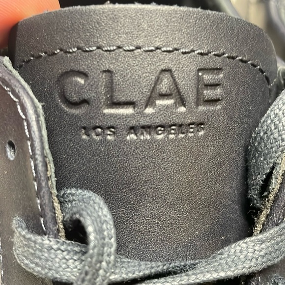 CLAE MALONE - Navy Malone Leather Sneakers - Picture 5 of 10